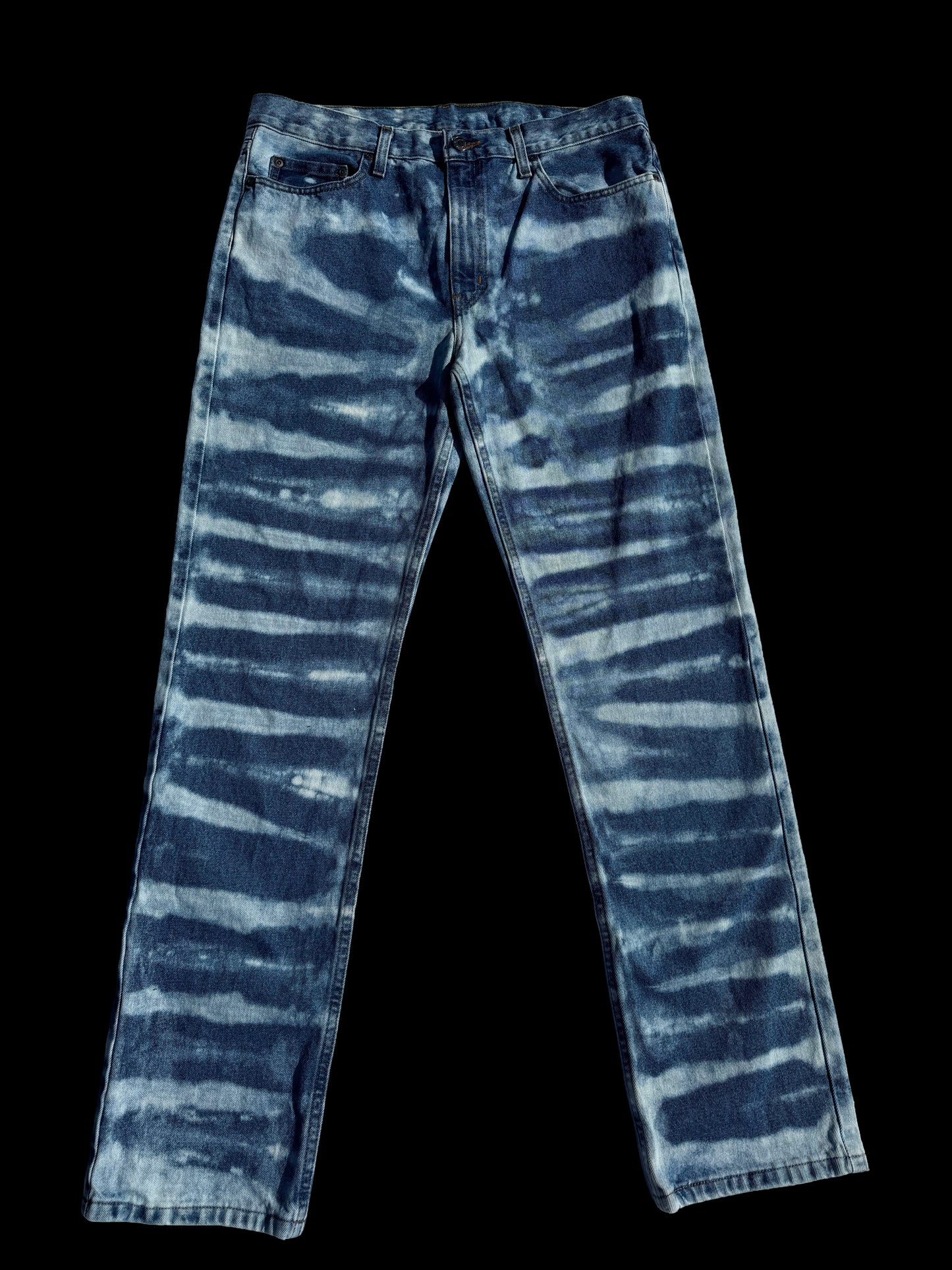 CUSTOM Classic Blue Stripe Denims
